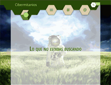 Tablet Screenshot of cibermitanios.com.ar