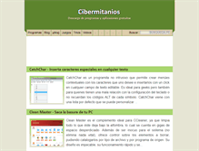 Tablet Screenshot of programas.cibermitanios.com.ar